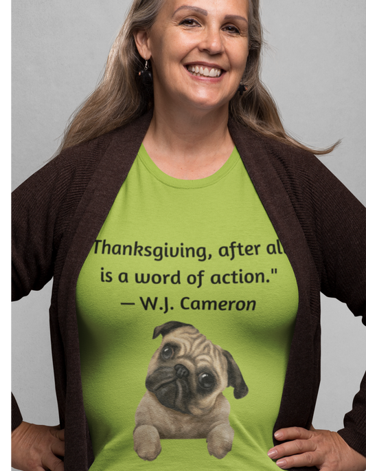 Thanksgiving, After All, is a Word of Action